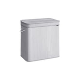 NEU Wäschekorb 100L Bambus Deckel Griffe natur