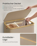 NEU Wäschekorb mit 2 Fächern 130 L braun