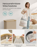 NEU Wäschekorb mit 2 Fächern 130 L braun