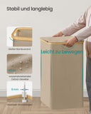 NEU Wäschekorb mit Deckel 150 L faltbar kamelbraun