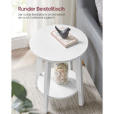 Neu Beistelltisch 4x 5cm Weiß