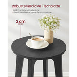 Neu Beistelltisch 4x 5cm Schwarz