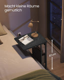 NEU Beistelltisch C-Form Steckdosen USB schwarz