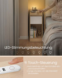 NEU Nachttisch mit LED Beleuchtung und Schublade