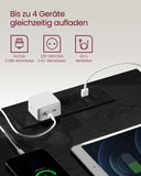 NEU Nachttisch 3 Schubladen Steckdosen USB