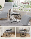 NEU 2er-Set Couchtisch modern schiefergrau-tintenschwarz