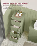 NEU Badezimmerschrank 4 Schubladen 30 x 30 x 82 cm lorbeergrün weiß