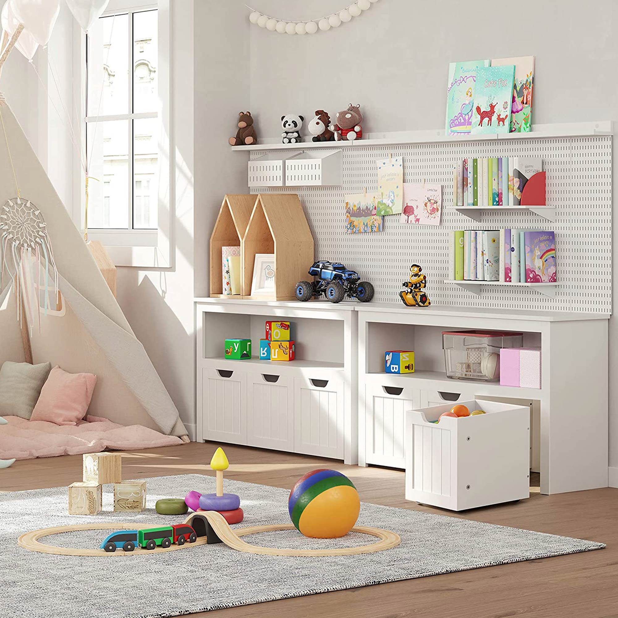 kinderzimmer regal aufbewahrung Kinderzimmer-Regal Weiß – Hansiro.de