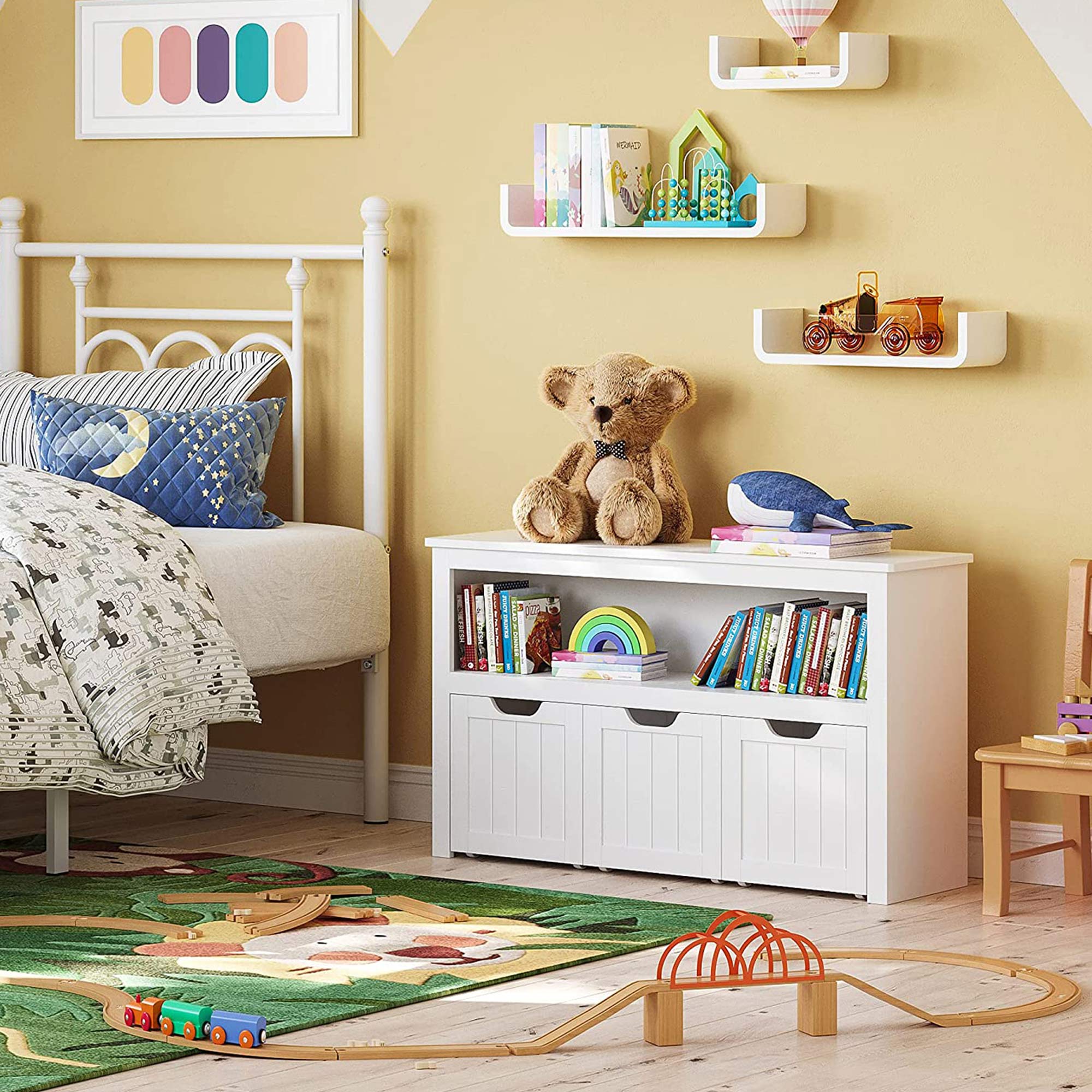 aufbewahrung kinderzimmer regal Kinderzimmer-Regal Weiß – Hansiro.de