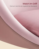 NEU Schminkstuhl drehbar Rückenlehne rosa