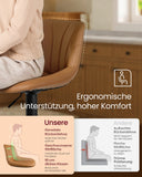 NEU 2er Set Barhocker drehbar Rückenlehne braun