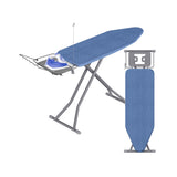 NEU Bügelbrett 122 x 38 cm höhenverstellbar klappbar blau-grau