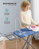 NEU Bügelbrett 122 x 38 cm höhenverstellbar klappbar blau-grau