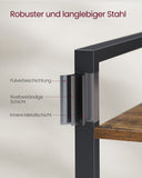 NEU Bücherregal 24 x 40 x 107 cm mit 4 Ebenen braun