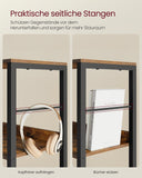 NEU Bücherregal mit 6 Ebenen und Rückwänden