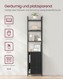 NEU Bücherregal 24 x 40 x 159,5 cm ebenholzschwarz-tintenschwarz