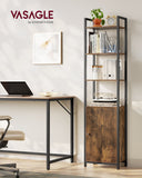 NEU Bücherregal 24 x 40 x 159,5 cm vintagebraun-tintenschwarz