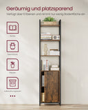 NEU Bücherregal 24 x 40 x 159,5 cm vintagebraun-tintenschwarz
