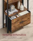 NEU Bücherregal mit Schublade Stahlrahmen Industrial