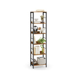 NEU Bücherregal mit 6 Ebenen 30 x 40 x 178 cm braun
