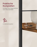 NEU Bücherregal mit 6 Ebenen 30 x 40 x 178 cm braun