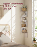 NEU Eckregal mit 5 Ebenen haferflockenbeige