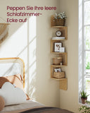 NEU Hängeregal mit 5 Ebenen und PVC-Rattan-Seitenplatten eichenbeige