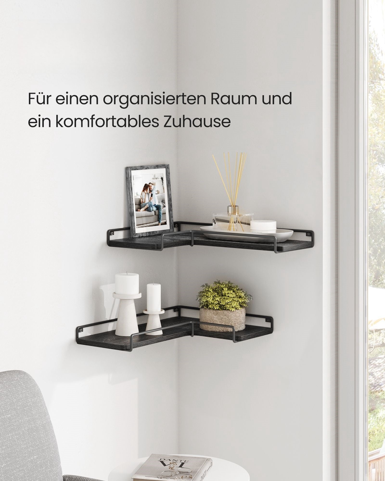 Eckregal Schwarz –
