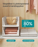 NEU 4er Set Schrank-Organizer klappbar weiß