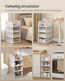 NEU 4er Set Schrank-Organizer klappbar weiß