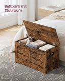 NEU Sitzbank mit Stauraum Vintage-Stil braun