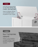 NEU Sitzbank mit Stauraum Vintage-Stil weiß