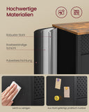 NEU Metallschrank mit verstellbaren Böden und Magnetverschluss vintagebraun