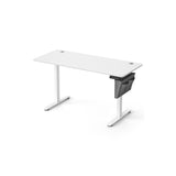 NEU Höhenverstellbarer Schreibtisch elektrisch 60 x 140 x (72-120) cm wolkenweiß