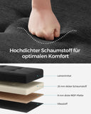 NEU Sitzbank mit Stauraum klappbar 76 x 38 x 40 cm tintenschwarz