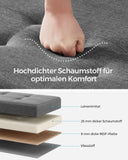 NEU Sitzbank mit Stauraum klappbar 76 x 38 x 40 cm dunkelgrau
