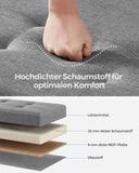 NEU Sitzbank mit Stauraum 38 x 110 x 40 cm dunkelgrau