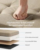 Neu Sitzbank mit Stauraum Helltaupe