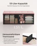 NEU Sitzhocker mit Stauraum 38 x 110 x 38 cm pastellrosa