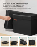 NEU Sitzbank 41 cm Stauraum tintenschwarz