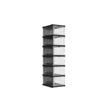 NEU Schuhschrank mit 6 Schuhboxen transparent-tintenschwarz