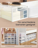 NEU 18er Set Schuhboxen 33,2 x 23 x 14,5 cm  transparent-weiß