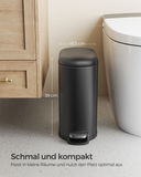 NEU Kosmetikeimer 10L Deckel Tret Stahl