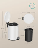 NEU Kosmetikeimer 3 L mit Softclose Deckel