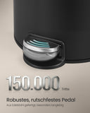 NEU Mülleimer rund 30 L Pedal tintenschwarz