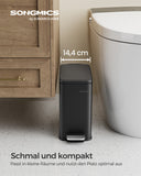 NEU Kosmetikeimer Toilettenbürsten Set Stahl