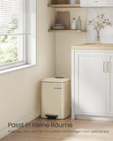 NEU Abfalleimer 20 L Pedal Softclose sandbeige