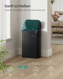 NEU Mülleimer Sensor 50 L mit Softclose-Deckel  tintenschwarz