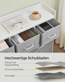 NEU Kommode 7 Stoffschubladen