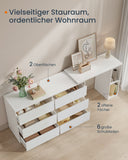 NEU Kommode Schminktisch Regal schneeweiß